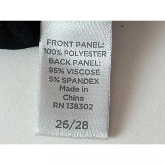 AVENUE Women's Black Sleeveless Ruffle Front Pullover Blouse Size 26/28 - Picture 10 of 13